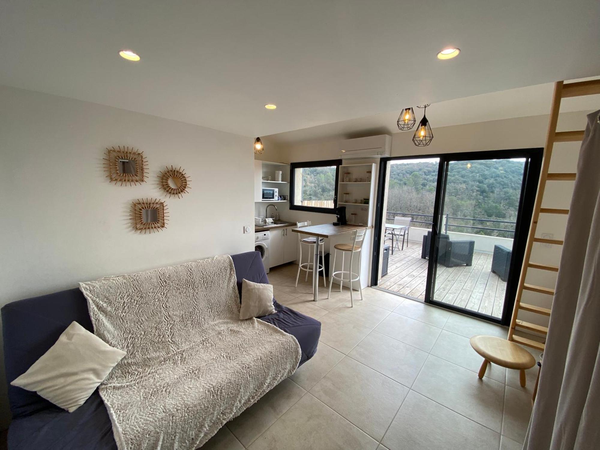 Studio Au Calme, Grande Terrasse Avec Vue Vallee Ginasservis Exteriér fotografie