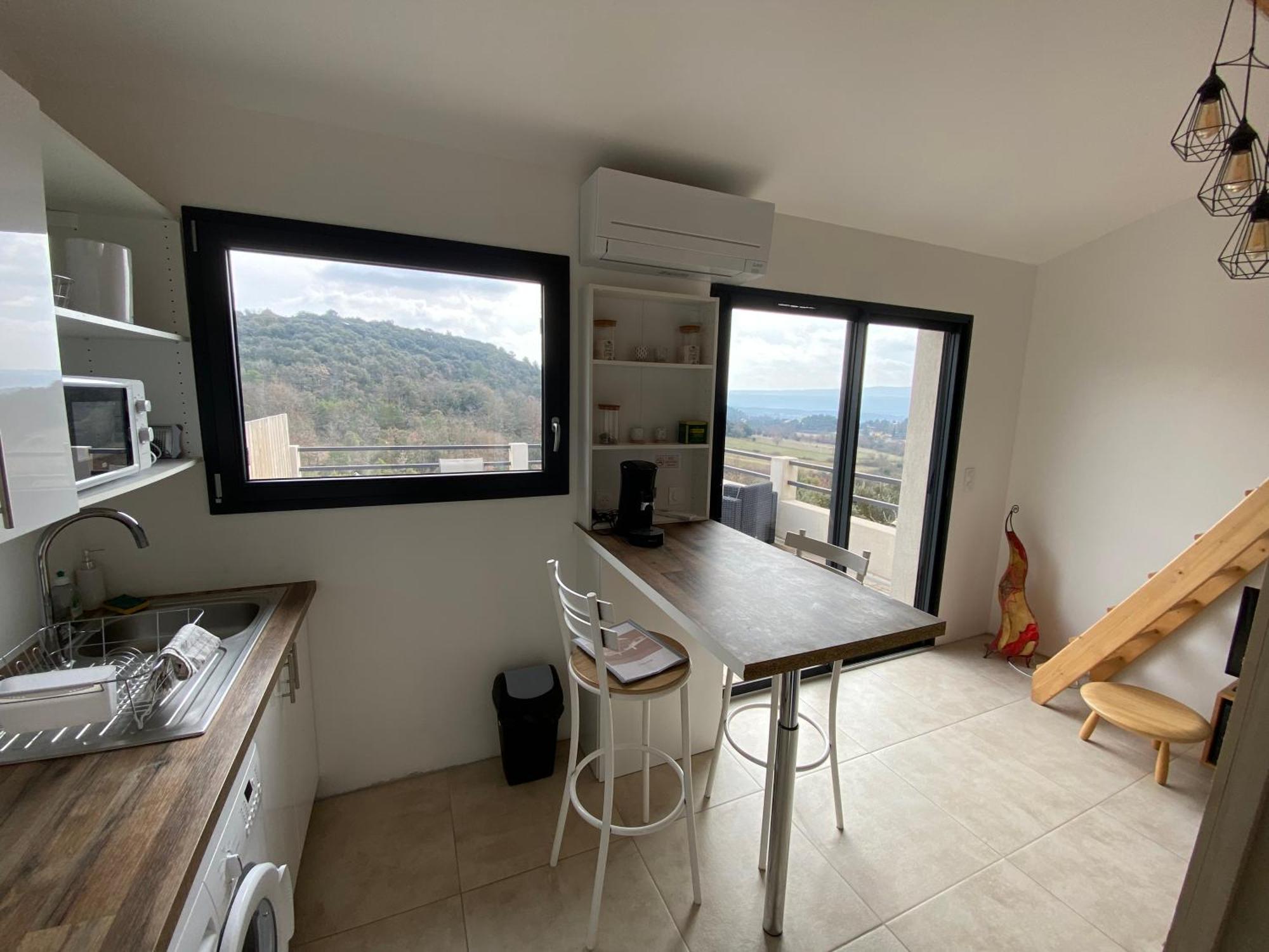 Studio Au Calme, Grande Terrasse Avec Vue Vallee Ginasservis Exteriér fotografie